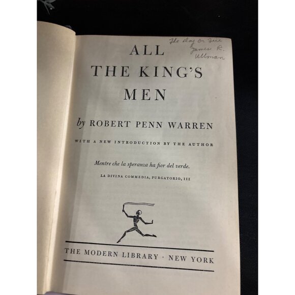 Vintage Modern Library Books: "Vanity Fair -All The Kings Men" Thackeray Warren - Picture 10 of 15